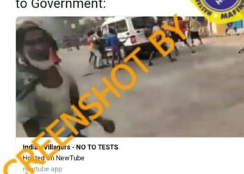 #CekFakta Video Warga India Menyerang Kendaraan Tenaga Medis dan Menolak PCR