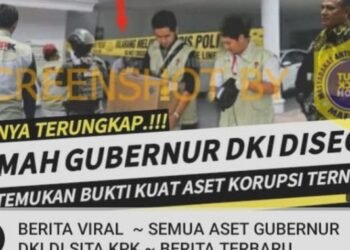 #CekFakta “AKHIRNYA TERUNGKAP.!!! RUMAH GUBERNUR DKI DISEGEL