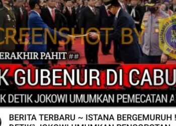 #CekFakta “##BERAKHIR PAHIT##. SK GUBERNUR DI CABUT