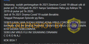 #CekFakta Covid-19 Tidak Mematikan