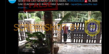 #CekFakta Foto “The Last Moment Dokter Hadio”