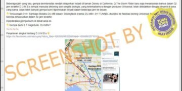 #CekFakta Gempa di California Berkaitan dengan Tempat Kloningan Manusia