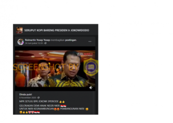 #CekFakta MPR Setuju Bapak Jokowi Tiga Periode