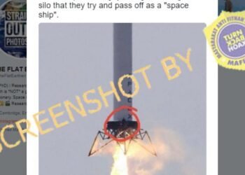 #CekFakta Penerbangan Space-X Cuma Editan, Buktinya, Masih Ada Manusia Duduk di Pinggiran Roket Saat Peluncuran Dimulai