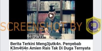 #CekFakta “Penyebab Kematian Amien Rais”
