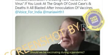 #CekFakta Vaksinasi Sebabkan Varian Baru COVID-19