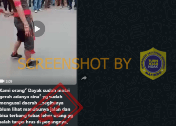 #CekFakta Video “Kami orang² Dayak sudah mulai gerah adanya cina² yg sudah mengusai daerah”