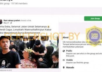 #CekFakta Wendi Cagur Meninggal Dunia