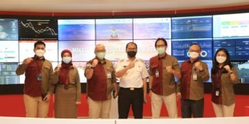 Kagumi Konsep Smart City Makassar, Bank Indonesia Kunjungi War Room Balaikota
