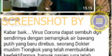 #CekFakta Air Rebusan Bawang Putih Dapat Menyembuhkan Covid