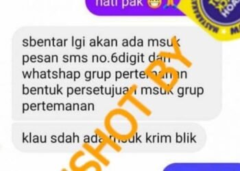 #CekFakta Akun Facebook Wakil Bupati Kutai Timur Kasmidi Bulang Meminta 6 Digit Kode OTP WhatsApp
