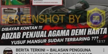 #CekFakta “DIBAYAR KONTAN!!! ADZAB PENJUAL AGAMA DEMI HARTA