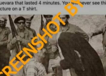 #CekFakta Foto Seorang Petani Kuba Dieksekusi karena Menolak Bekerja untuk Rezim Fidel Castro