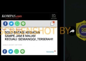 #CekFakta Gambar Artikel Kompas