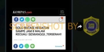 #CekFakta Gambar Artikel Kompas