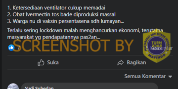 #CekFakta Ketersediaan Ventilator Cukup Memadai dan Obat Ivermectin Sudah Akan Diproduksi Massal