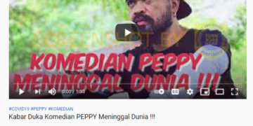 #CekFakta Komedian Peppy Meninggal Dunia