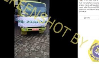 #CekFakta “sekarang angkut mayat gak lg pake Ambulance”