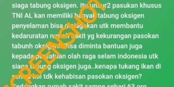 #CekFakta Tabung Selam Dapat Digunakan sebagai Pengganti Tabung Oksigen Medis