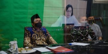 Dalam Rakor PPKM Se Indonesia Mendagri Tito Puji Pemkot Makassar Terbaik Tracing Kesehatan Warganya - Utama