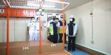 Danny Fatma Tinjau Fasilitas Kapal Pelni Untuk Isolasi Apung - Utama