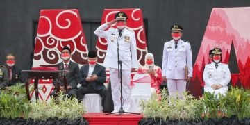 Semarak 17 Agustus, Wali Kota Makassar Gelorakan Semangat Lawan Covid-19 - Utama