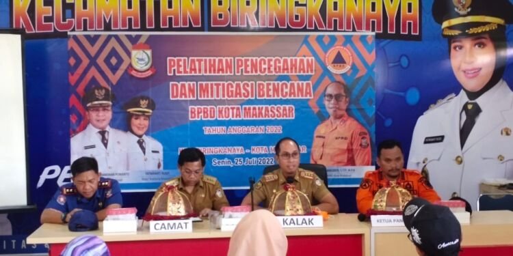 Dukung Longwis, BPBD Makassar Bekali Warga Kmampuan Mitigasi Bencana - Utama