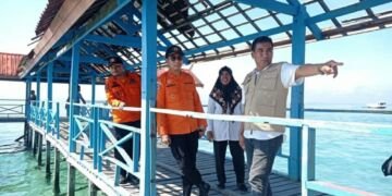 Bersama Konsultan BPBD Makassar Tinjau Lokasi Pembangunan Carester di Pulau Sangkarrang - Utama