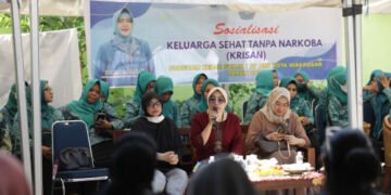 Pokja 1 TP – PKK Kota Makassar Penyuluhan Keluarga Sehat Tanpa Narkoba di Kecamatan Wajo