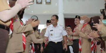 Danny Buka Musyawarah Luar Biasa Kwarcab Makassar - Utama