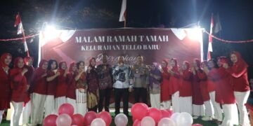 Hadiri Pesta Rakyat Kelurahan Tello Baru, Camat Panakkukang Motivasi Warga - Utama