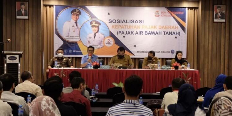 Bapenda Makassar Gelar Sosialisasi Kepatuhan Pajak Air Bawah Tanah - Utama