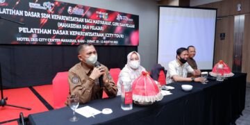 Dispar Makassar Gelar Pelatihan Dasar SDM Kepariwisataan - Utama