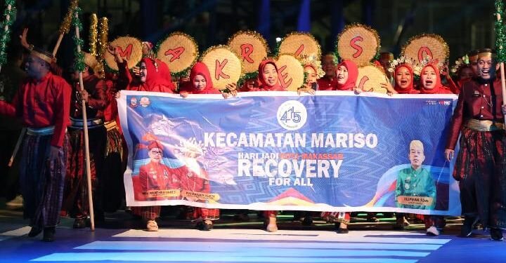 Parade Lorong Wisata 15 Kecamatan Ramaikan Peringatan HUT Kota Makassar Ke-415 Tahun - Utama