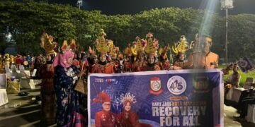 Puncak HUT Kota Makassar, Camat Panakkukang dan Jajaran Ikut Ambil Bagian - Utama