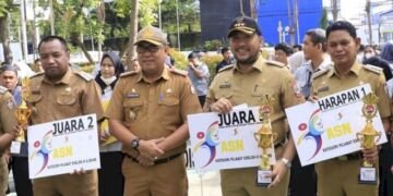 Lomba Antar SKPD, Kecamatan Panakkukang Raih Juara Terbaik 2 Kebersihan Kantor - Utama