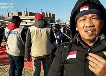 Aksi Tim Medis Unhas untuk Bantu Korban Gempa di Turki