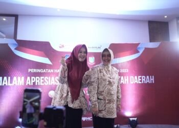 Puncak Peringatan Otda ke 27, Ketua TP PKK Kota Makassar Hadiri Malam Apresiasi Kinerja Pemda