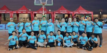Buka Turnamen Basket 3X3 SMP-SMA Kota Makassar, Indira Yusuf Ismail Bakar Semangat Peserta - Utama