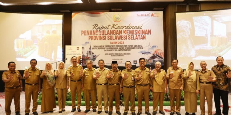 Perkuat Kordinasi, Wawali Makassar Hadiri Rapat Penanggulangan Kemiskinan Tingkat Provinsi - Featured