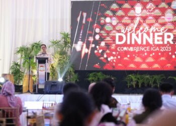 Jamuan Makan Malam Peserta Indonesia GPR Award 2023, M Ansar Paparkan Keunggulan Kota Makassar