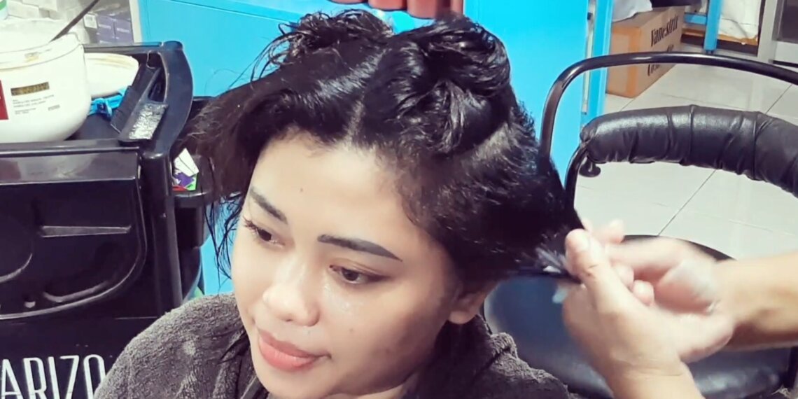 tutorial lengkap retouch smoothing rambut
