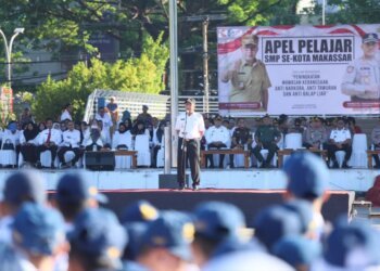 Apel Pelajar SMP se-Kota Makassar, Danny Pomanto Ajak Perangi Narkoba Hingga Hoax