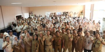 Halal Bihalal Bapenda Makassar, Firman Pagarra: Semoga Kerja Baik Kita Semua Bernilai Ibadah - Utama