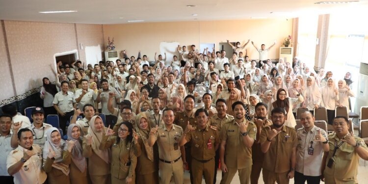 Halal Bihalal Bapenda Makassar, Firman Pagarra: Semoga Kerja Baik Kita Semua Bernilai Ibadah - Featured