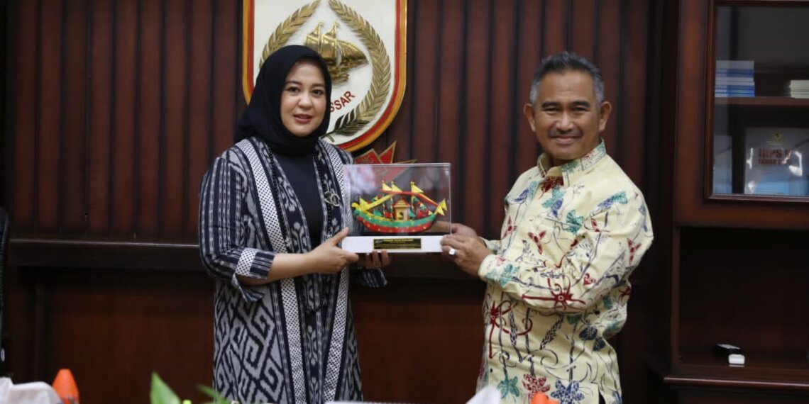 Bertemu Fatmawati Rusdi, Wawali Tarakan Belajar Sistem Perpajakan Makassar