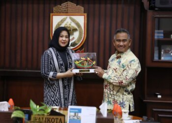 Bertemu Fatmawati Rusdi, Wawali Tarakan Belajar Sistem Perpajakan Makassar