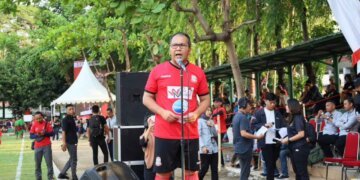 Laga Persahabatan Forkopimda Makassar Lawan Kodam XIV Hasanuddin Jadi Pembuka Kejuaraan Wali Kota Cup 2023 - Utama