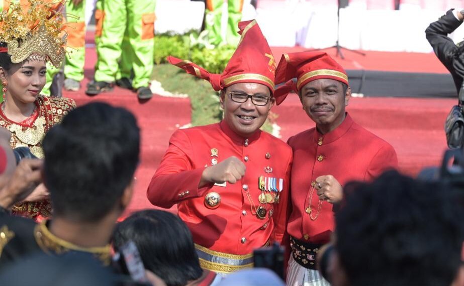 Kepala Bapenda Makassar Hadiri Pengibaran Merah Putih di Peringatan Kemerdekaan ke 78