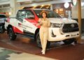 Toyota Hilux merupakan kendaraan jenis pick-up yang dapat digunakan sebagai kendaraan komersial tangguh untuk segala kebutuhan bisnis. New Hilux tampil dengan style design yang lebih kokoh, gagah, dan dinamis khas mobil perkotaan. New Hilux menjadi salah satu kendaraan yang menunjang segala bentuk usaha demi mendorong pertumbuhan ekonomi.